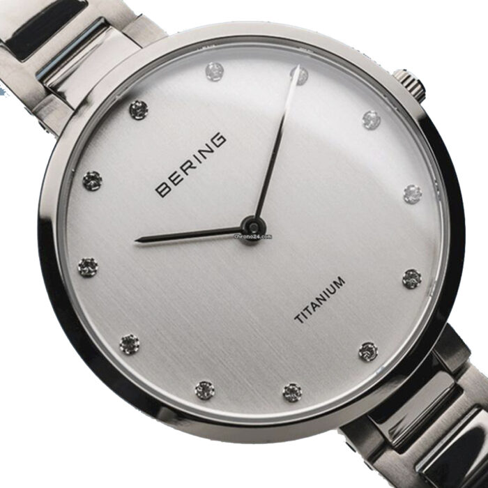 Bering Ladie's Titanium Watch, 35mm Silver - immagine 3