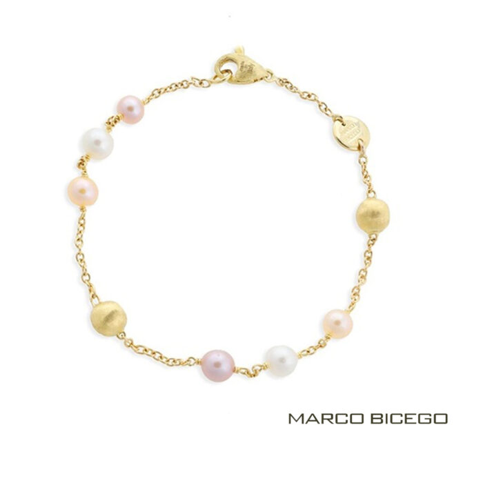 MARCO BICEGO bracciale Africa Oro e Perline