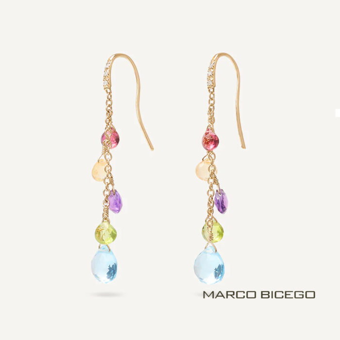 MARCO BICEGO Orecchini Paradise oro 18K e Gemme multicolor - immagine 7