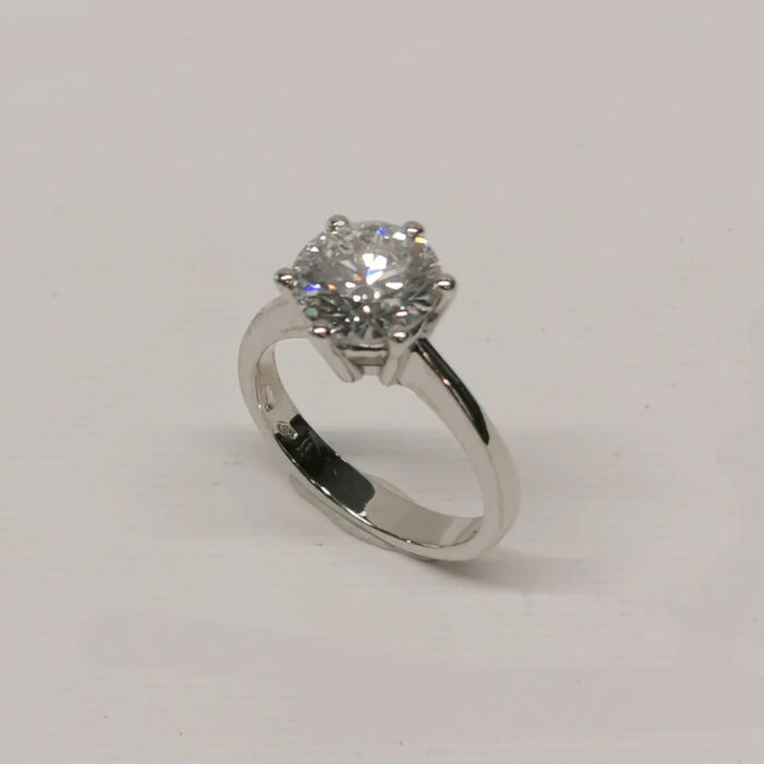 IGI Ring Lab_Grown Diamond 2.51ct, E VS1 - immagine 2