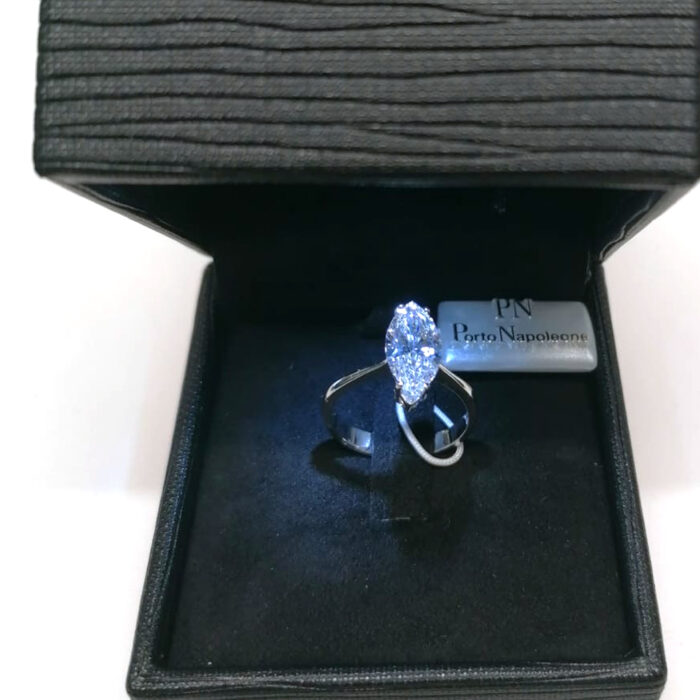 IGI Ring Lab_Grown Diamond Marquise 2,02ct E VS1 - immagine 6