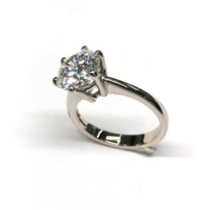 IGI Ring Lab_Grown Diamond 3.01ct, E VS1 Brilliant - immagine 3