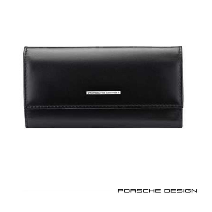 Porsche Design Portachiavi pelle liscia nera