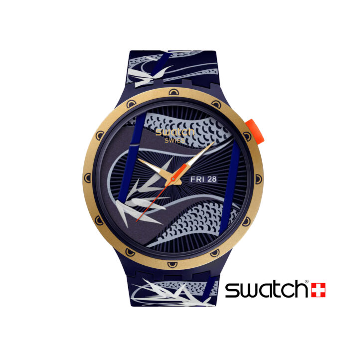 Swatch, Blue And Golden Lithe Dancer