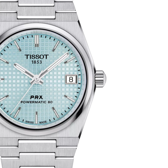 TISSOT PRX Powermatic 80 Light blue, 35mm - immagine 3