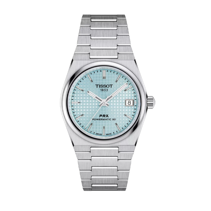 TISSOT PRX Powermatic 80 Light blue, 35mm - immagine 2