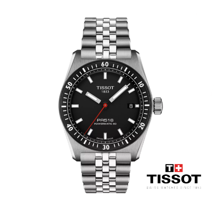 TISSOT PR516 Powermatic 80, 38mm Bracc.