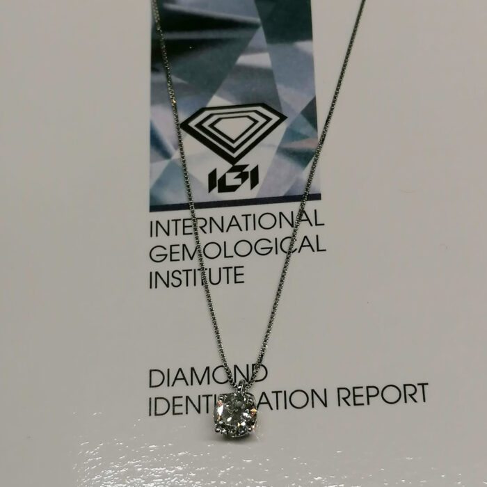 IGI Decolletè Natural Diamond 0.96ct, G S1 - immagine 2