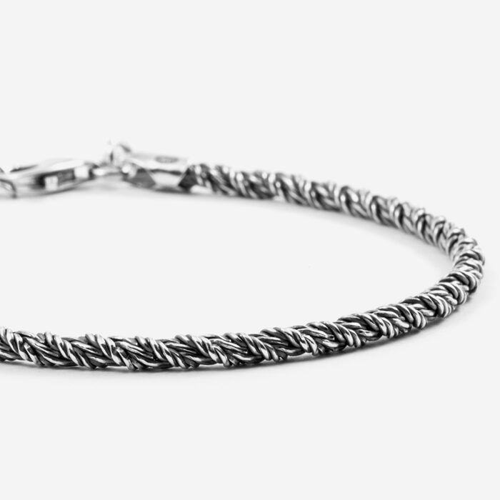 NOVE25 Bracciale volpe grande argento, 20cm - immagine 3