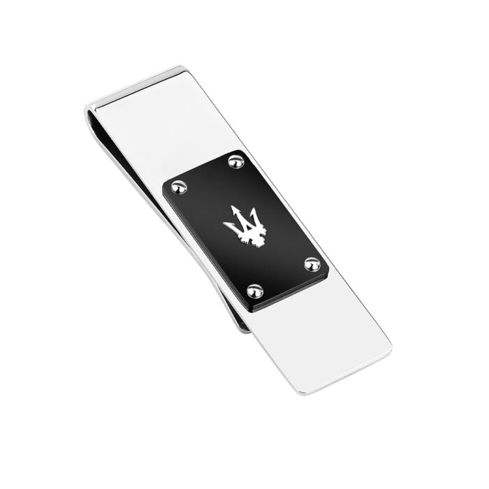 Maserati Money Clip Icon, Black - immagine 3