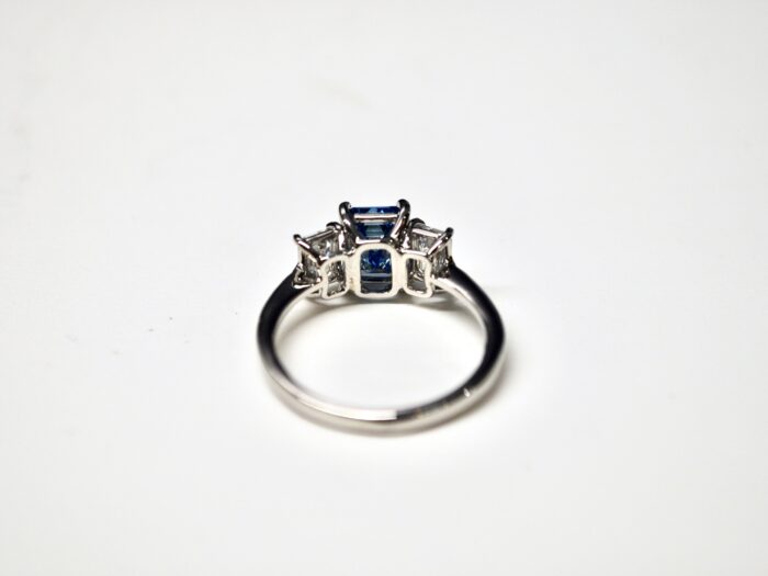 IGI Ring Lab_Grown Blue Fancy Diamond 1.28ct - immagine 4