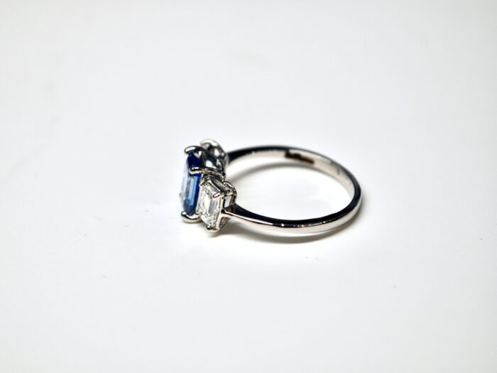 IGI Ring Lab_Grown Blue Fancy Diamond 1.28ct - immagine 5