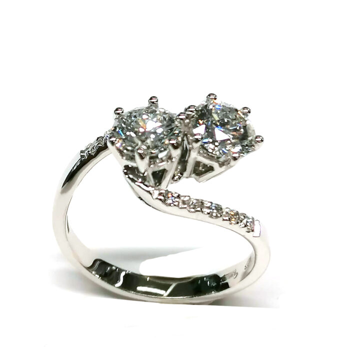 IGI Ring Lab_Grown Toi & Moi Diamonds 1.50ct, E VS1 - immagine 6