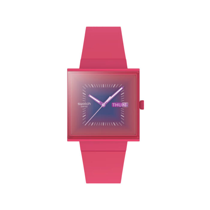 Swatch, Bioceramic "What If ?" SQUARELY BERRY - immagine 5