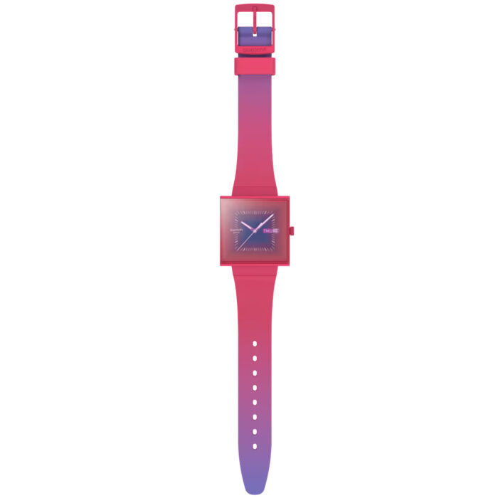 Swatch, Bioceramic "What If ?" SQUARELY BERRY - immagine 4